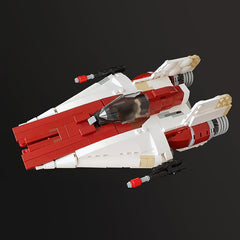 Star Wars A-Wing Starfighter MOC Bricks Toys(Minifig Scale)