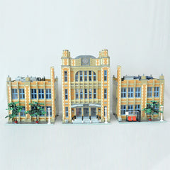 MOC 49130 Creative Architecture Street View Modular School Bricks Toys