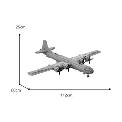 MOC 119970 Military B-29 Superfortress WWII Long-Range Bomber Bricks Toy(1:35 Scale )