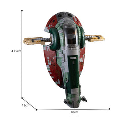 Star Wars UCS BOBA FETT'S Starship MOC Brick Toy