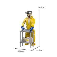 Movie Breaking Bad Walter White Character MOC Model Bricks Toys