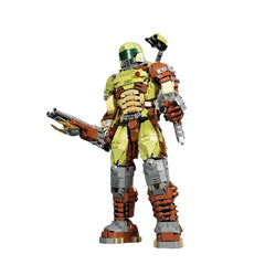 Game Doom Slayer MOC Doomguy Bricks Toys