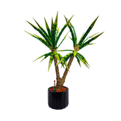 MOC Creative Dracaena Marginata Dragon Tree Potted Plants Bricks Toy 118715