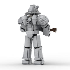 Fallout T-51 Power Armor MOC Combat Mecha Bricks Toys