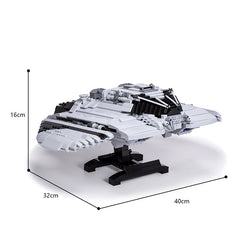 Military Battlestar Galactica Centurion Raider Fighter MOC Bricks Toy