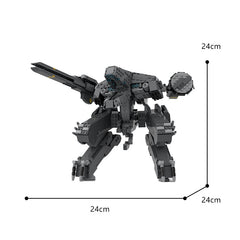 MOC 92620 Game Metal Gear Solid Gear REX Robot Mecha Bricks Toys