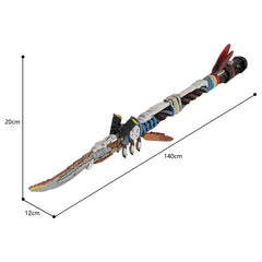 Horizon Forbidden West Champion's Spear MOC 142400 Brick Toy