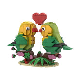 MOC Valentine's Day Lovebirds Bricks Toy