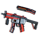 MOC 29369 MP5 Submachine Gun Military Weapons Brick Toy(Motorized)