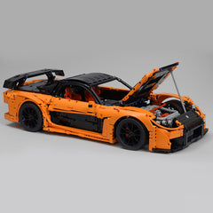 Technic MOC 57488 Han¡¯s Mazda RX-7 VeilSide Fortune Brick Toy(1:8 Scale)