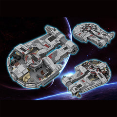 MOC Star Wars YT-2400 Freighter Outrider Sato's Hammer Starship Brick Toys