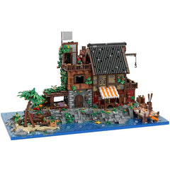 MOC 126702 Pirate Van Dyke's Island Scene House Bricks Toys