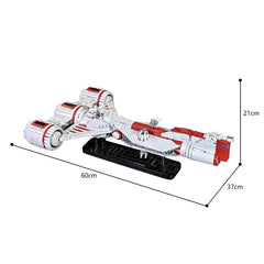 Star Wars Republic Frigate MOC Charger C70 Combat Refit Brick Toy(Micro Scale)