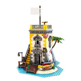 Architecture MOC 71657 Sabre Island Anno Domini 2021 adapt to Barracuda Bay Brick Toy