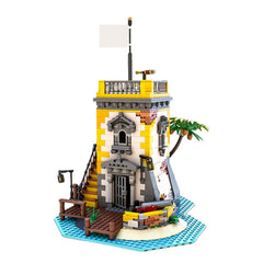 Architecture MOC 71657 Sabre Island Anno Domini 2021 adapt to Barracuda Bay Brick Toy