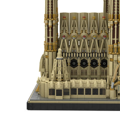 MOC 65795 Sagrada Familia Barcelona Medieval Architecture Bricks Toys