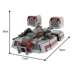 MOC Star Wars Super Speed Tank AAC-1 Military Battle Armed Bricks Toy 59836