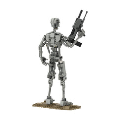 Terminator T800 Robot MOC Bricks Toy