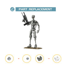 Terminator T800 Robot MOC Bricks Toy