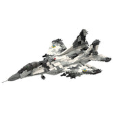 MOC 106680 Ukraine Mig-29 The Ghost of Kyiv Military Fighter Jet Brick Toy(1:35 Scale)