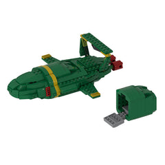 MOC Set Thunderbirds Spaceship 58683 Bricks Toy