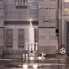 Star Wars Docking Bay 327 Hanger for MOC UCS Falcon 0631 Bricks Toys(Light kit included)