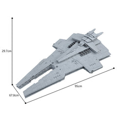 MOC 153622 Star Wars UCS Harrower-Class Dreadnought Creative Brick Toy
