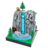 MOC 117747 Game Zelda Falls Scene Brick Toys