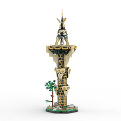 MOC 139323 Game Zelda Breath of the Wild Sheikah Tower Bricks Toys