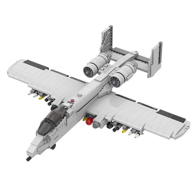 MOC 12091 A-10 Thunderbolt II Military Fighter Bricks Toy