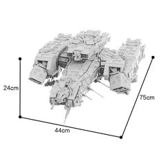 MOC 9803 Movie Alien USCSS Nostromo Xenomorph Commercial Spaceship Brick Toy