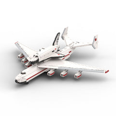 MOC 95312 Buran with Antonov AN-225 Transport Carrierplane Bricks Toy(1:110 Scale)