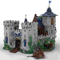 MOC Architectures Black Falcon's Fortress Classic Castle 132661 Brick Toys