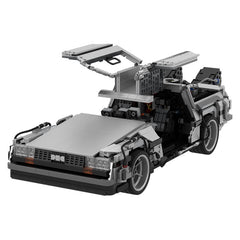 Movie Back to the Future 1985 DeLorean Time Machine MOC 42632 Car Bricks Toy