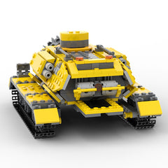 MOC Game Deep Rock Galactic War Tank Armor Vehicle Brick Toy