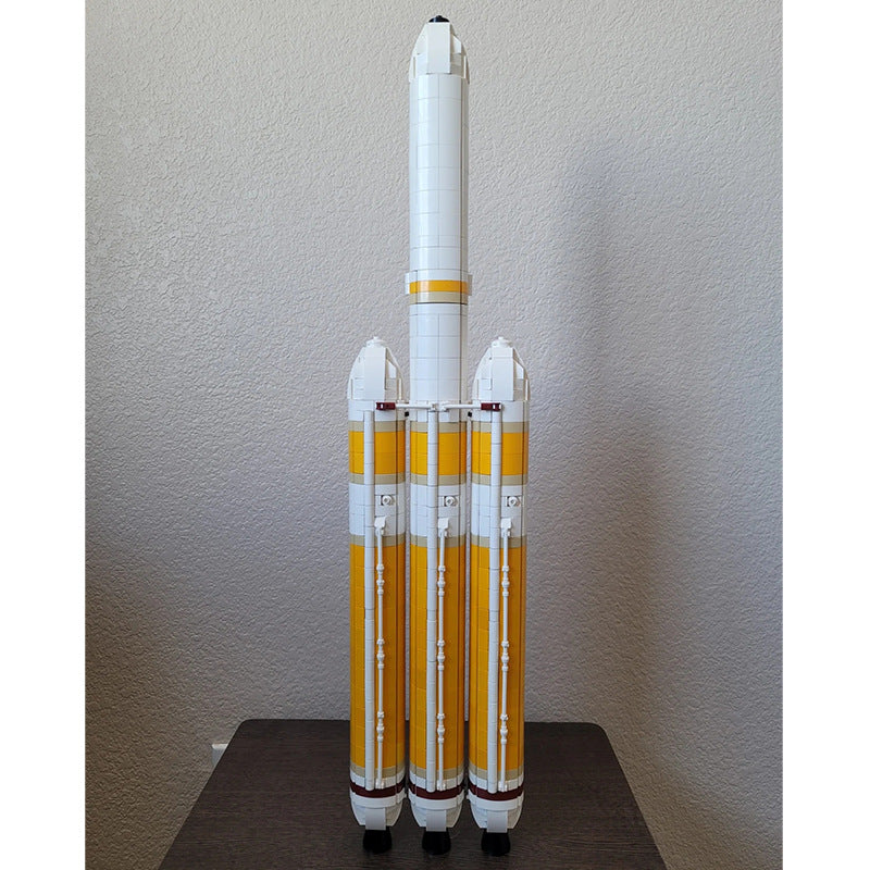 MOC 101254 Space Delta IV Heavy with Parker Solar Probe Bricks Toys(Saturn V Scale)