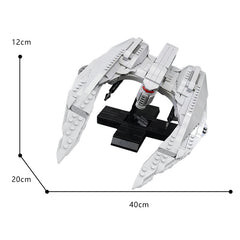 Battlestar Galactica MK II Cylon Raider Spaceship MOC 85569 Bricks Toy