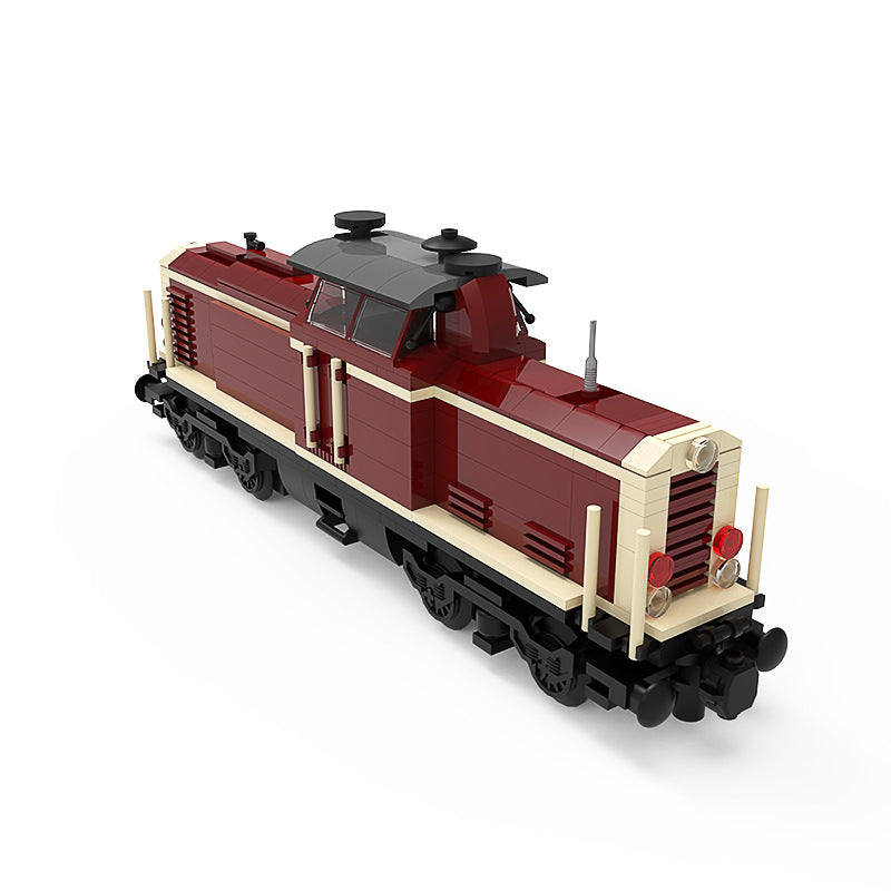 MOC 35655 V100 German Cargo Locomotive Bricks Toy