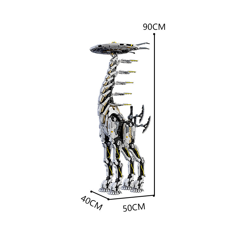 MOC Horizon Zero Dawn Tallneck Mechanical Dinosaur Bricks Toy
