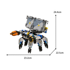 Game Horizon Zero Dawn MOC Shell Walker Machine Monster Brick Toys