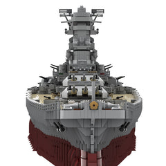 MOC 37260 Military Japanese Battleship WWII IJN Yamato Warship Brick Toy(1:200 Scale)