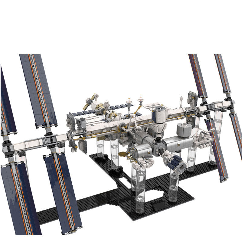 MOC 93305 International Space Station - Historical Timeline 2021 Brick Toy(1:110 Scale)