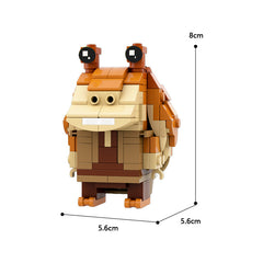 Star Wars MOC 86000 Jar Jar Binks Brick Toy