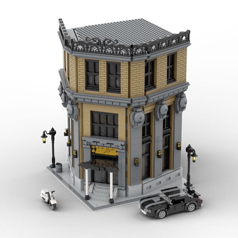 MOC 140223 Architecture Johned Wicked Continental Hotel Brick Toy