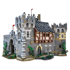 MOC 68151 Medieval Lions' Castle Classic Retro Architectures Brick Toys