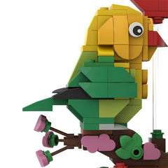 MOC Valentine's Day Lovebirds Bricks Toy