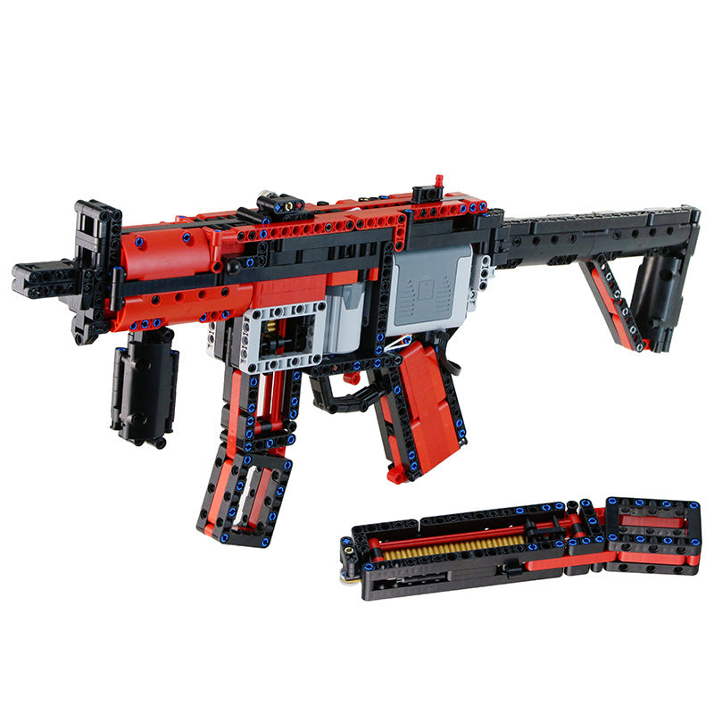 MOC 29369 MP5 Submachine Gun Military Weapons Brick Toy(Motorized)