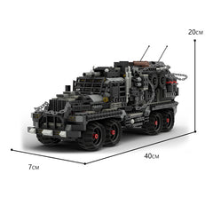 MOC Movie Mad Max The Reisiger 8x8 War Rig Military Armored Tank Brick Toy 116001