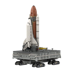 MOC Mobile Rocket Launcher Platform for NASA Space Shuttle Bricks Toys