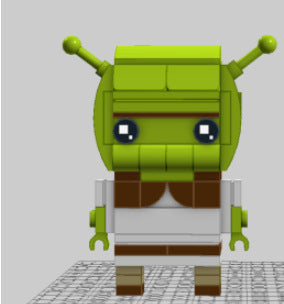 MOC 55337 Monster Shrek Bricks Toy